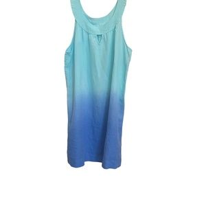 Tommy Bahama Two Palms Blue Linen Dress